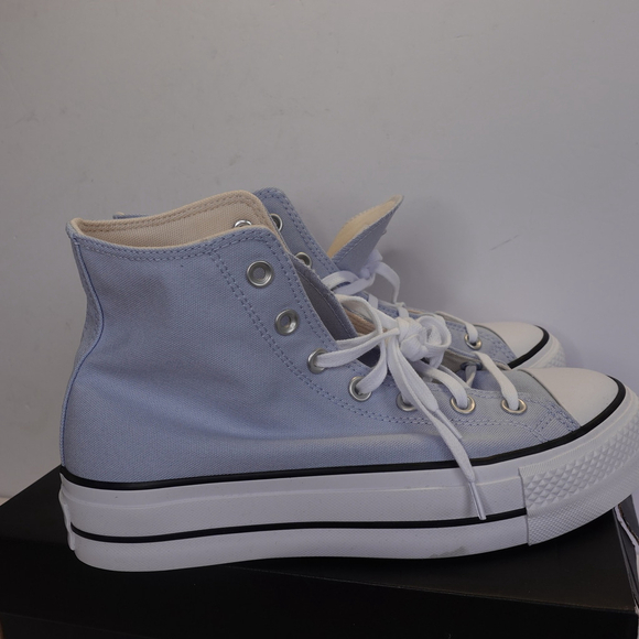 Women's Converse Chuck Taylor All Star Lift High Top Canvas Light Blue Size 9 - Picture 13 of 14